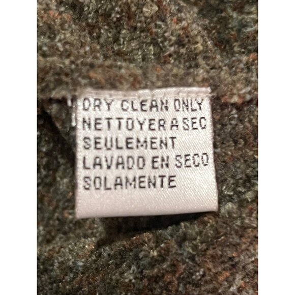 Evan-Picone Women's L Brown Button-Up V-Neck Cardigan Sweater  Acrylic/Polyester - Picture 4 of 14